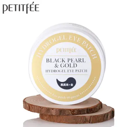 PETITFEE - Black Pearl & Gold Hydrogel Eye Patch - 60 pza