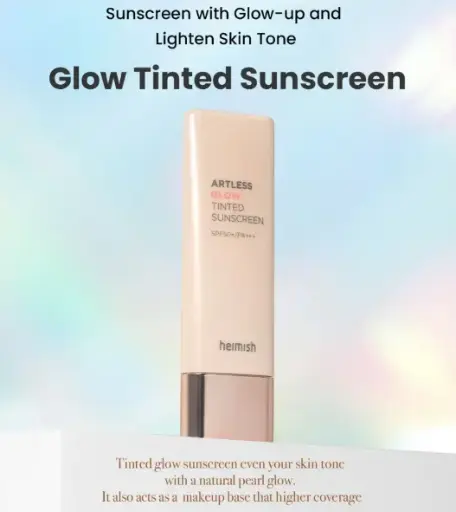 Heimish – Artless Glow Tinted Sunscreen Shine Beige SPF50+ PA+++ 40ml